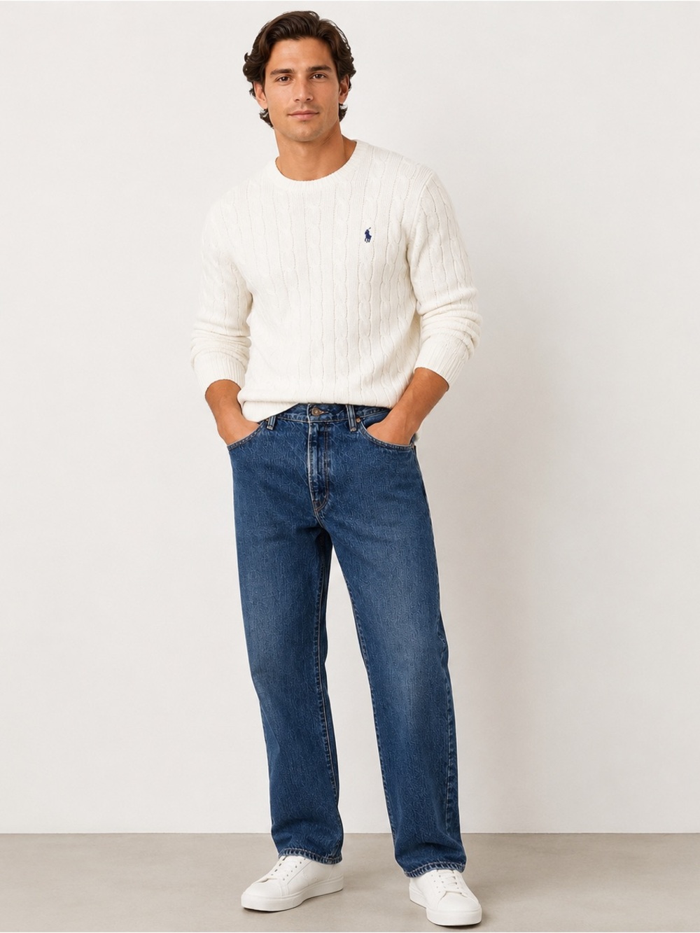 Polo Ralph Lauren Classic 867 Men’s Straight Leg Jeans Blue 36x34